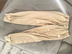 JMIERR Men's Casual Khaki Joggers with Drawstring and Cargo Back Pocket Size M